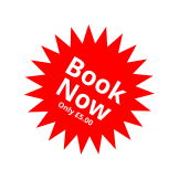 Book Now Only £5.00